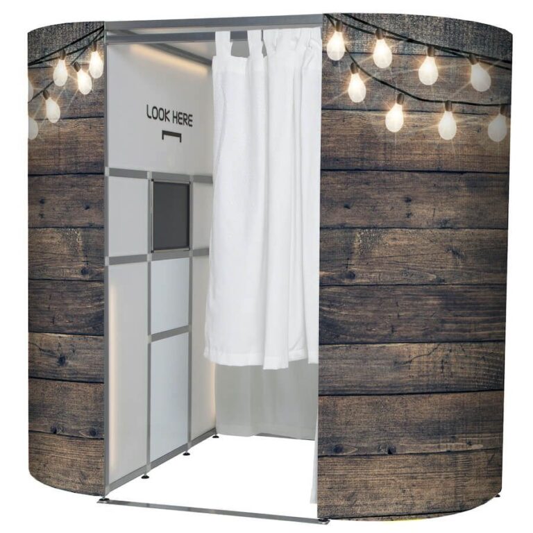 rustic booth