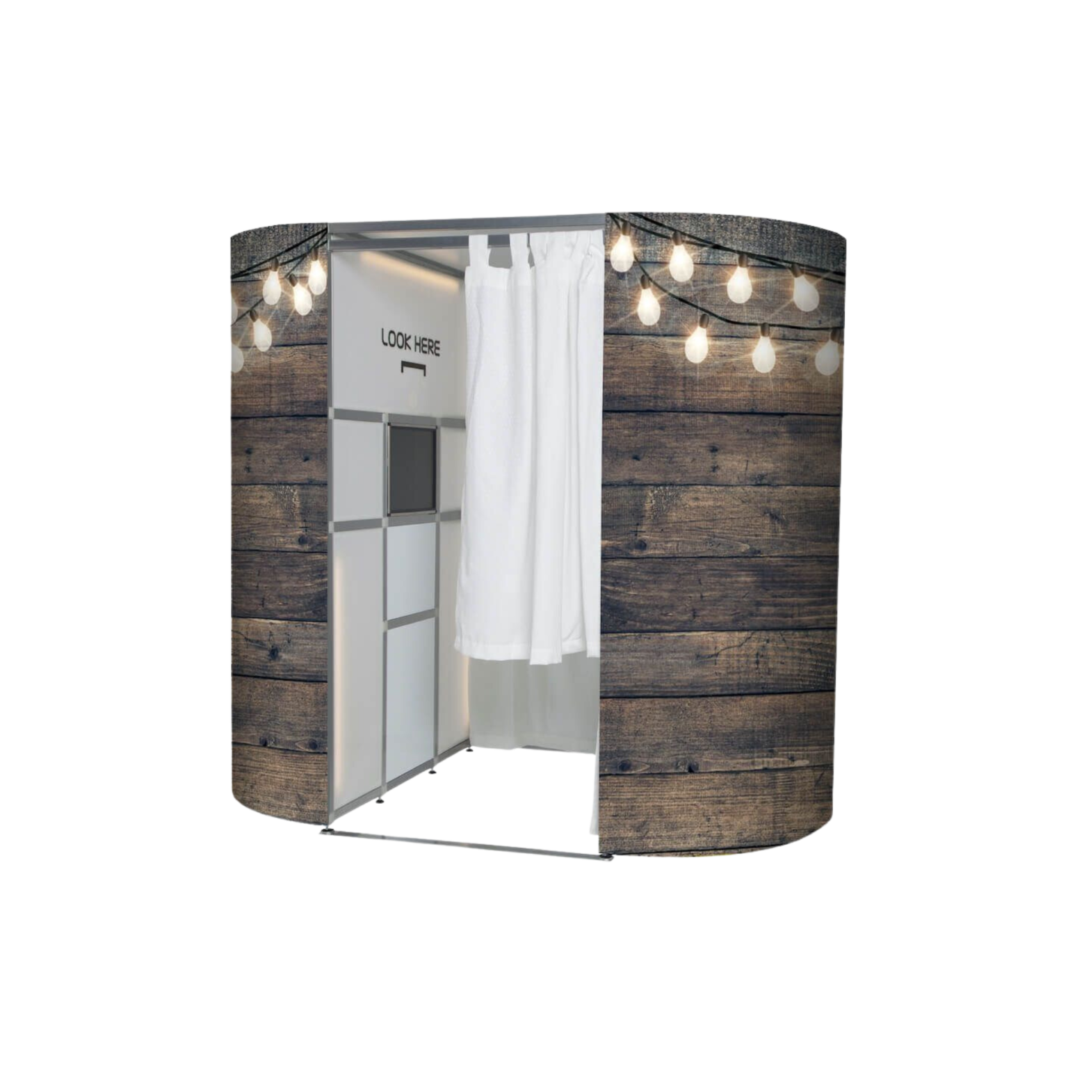 enclosed photo booth
